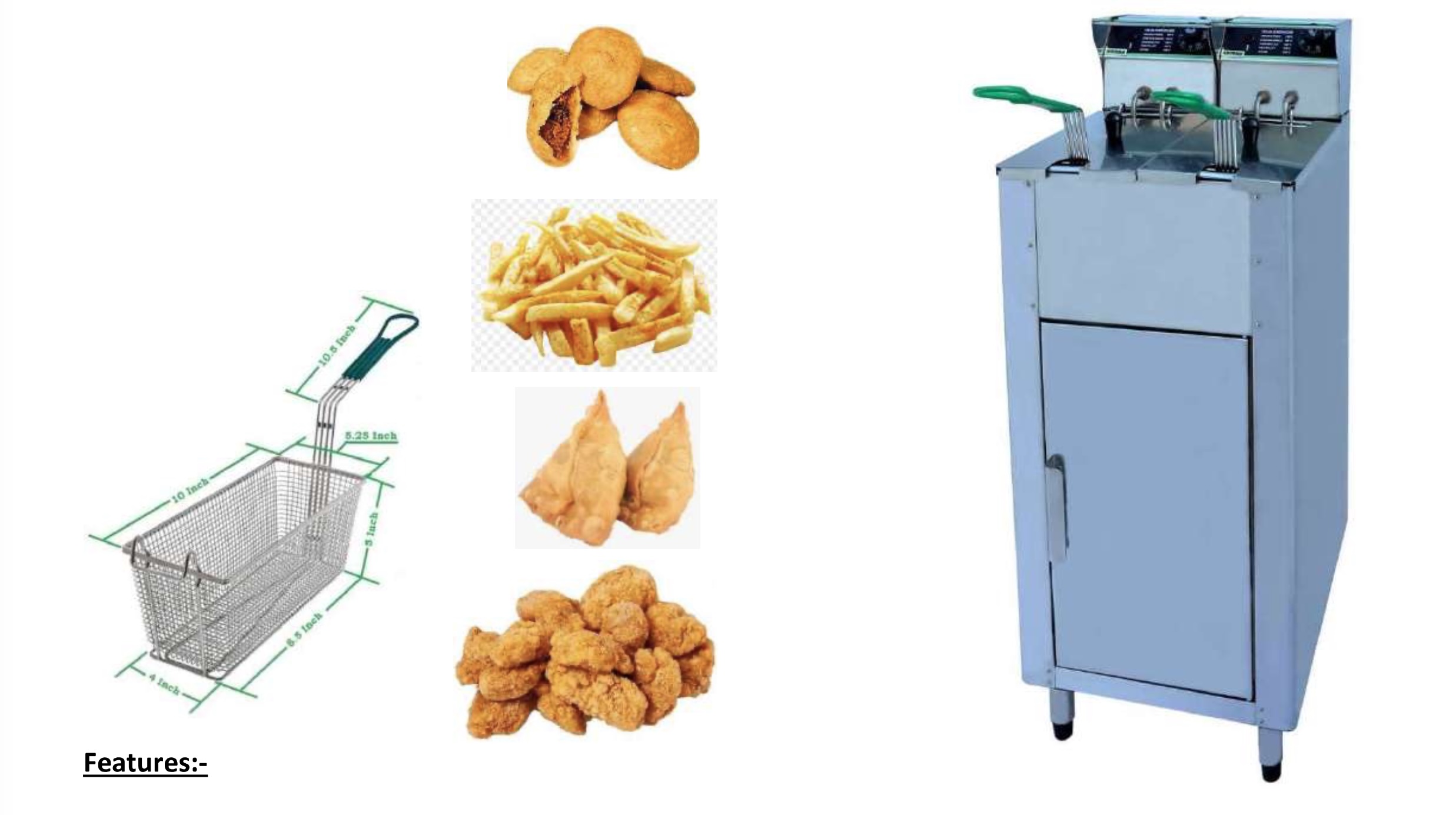 Deep Fryer 5L Double With Stand